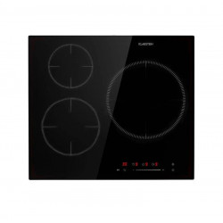 Klarstein Delicatessa 3 placa de inducción 3 zonas 5800W vidrio cerámico negro