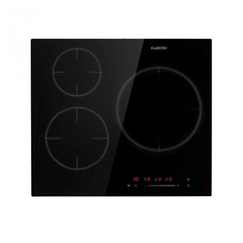 Klarstein Delicatessa 3 placa de inducción 3 zonas 5800W vidrio cerámico negro