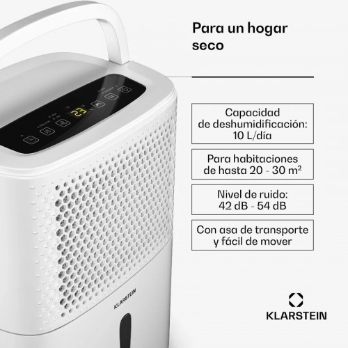 Klarstein DryFy 10L Deshumidificador de aire 10 L/día