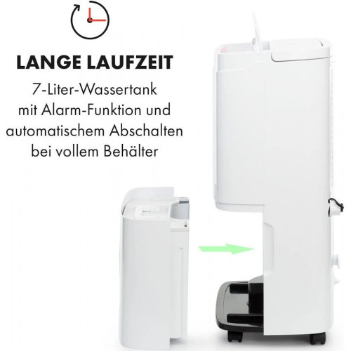 Klarstein DryFy Connect 50 Deshumidificador WiFi Compresión 50l/d 45-55m² Blanco