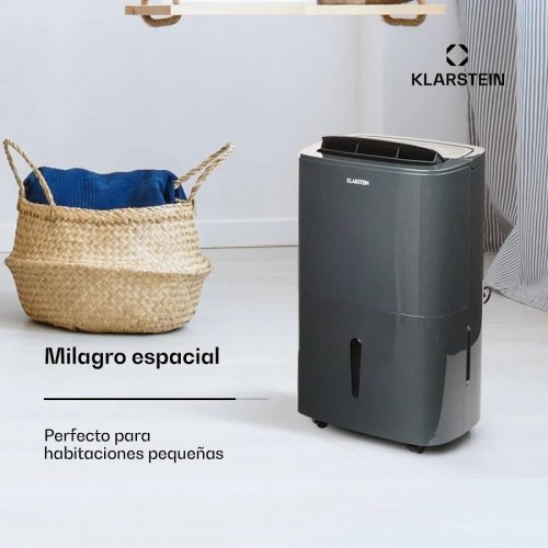Klarstein DryFy20 Deshumidificador 420W 20l/d 230m³/h 35-50m² DrySelect 45dB Antracita