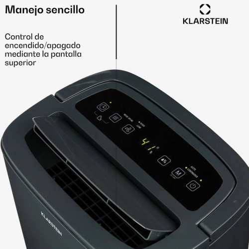 Klarstein DryFy20 Deshumidificador 420W 20l/d 230m³/h 35-50m² DrySelect 45dB Antracita