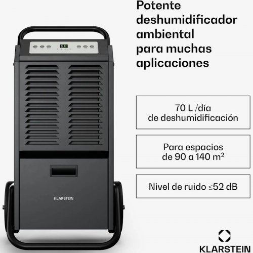 Klarstein DuraDry 70L Deshumidificador de aire 70L/día