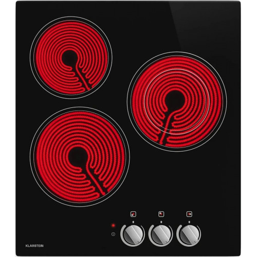 Klarstein EasyCook placa vitrocerámica 3 zonas de cocción