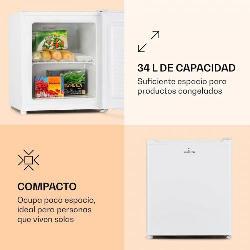 Klarstein Garfield Eco Mini Congelador 4 estrellas