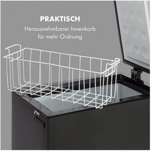 Klarstein Iceblokk 50 l negro (10046004)