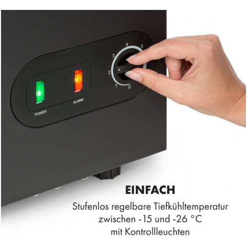 Klarstein Iceblokk 50 l negro (10046004)