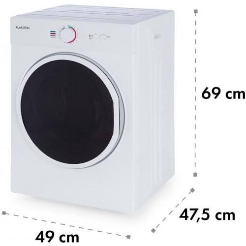 Klarstein Jet Set Mini Secadora blanca