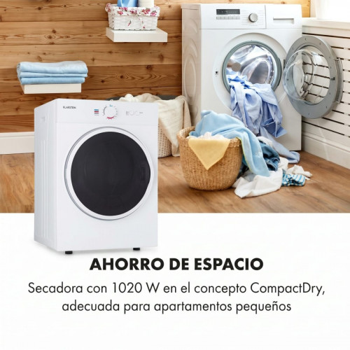 Klarstein Jet Set Mini Secadora blanca