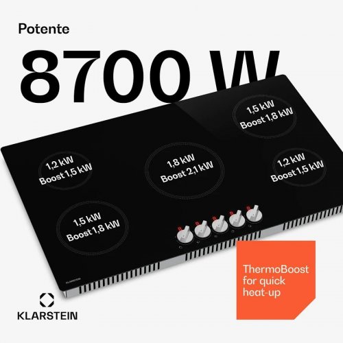 Klarstein Kochheld placa de inducción Elegante y potente