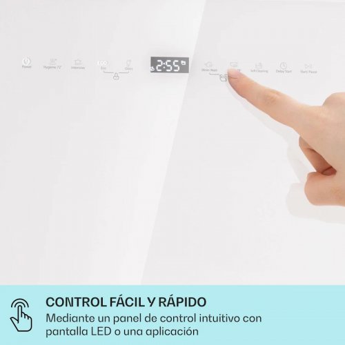 Klarstein Lavavajillas autónomo Emerald 5 Slim 7 programas Touch Control