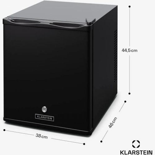 Klarstein Matterhorn 28 mini nevera 28 litros 35 dB compacta con cerradura