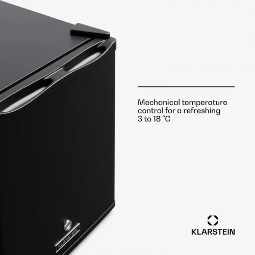 Klarstein Matterhorn 28 mini nevera 28 litros 35 dB compacta con cerradura