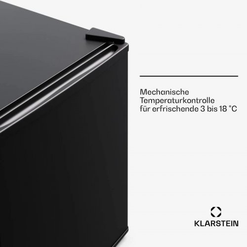 Klarstein Matterhorn 44 mini nevera 44 litros 35 dB compacta con cerradura