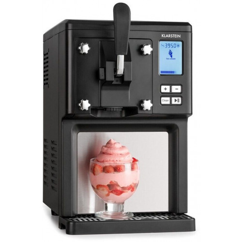 Klarstein Sweet sundae ice cream maschine 1,5l stainless steel