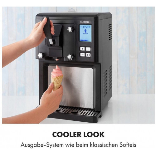 Klarstein Sweet sundae ice cream maschine 1,5l stainless steel