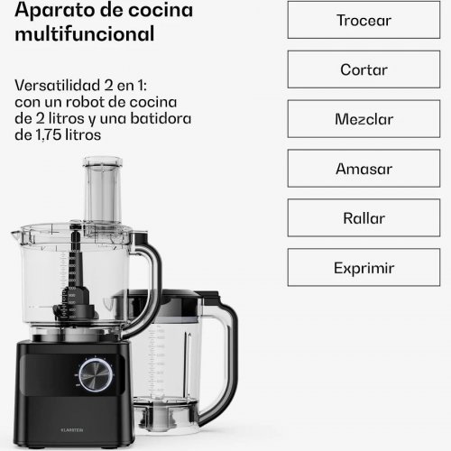 Klarstein Velaire robot de cocina con batidora amasado