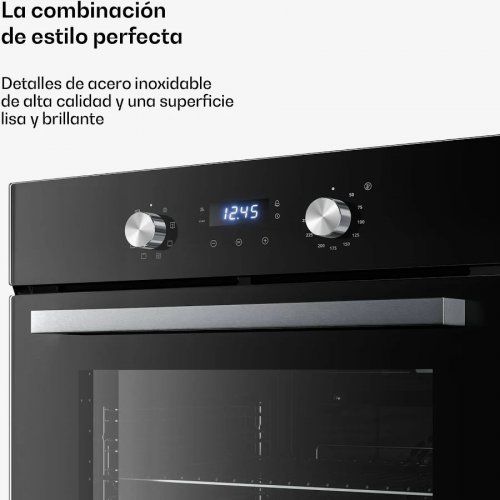 Klarstein Verosteel horno empotrable 60 cm 67 litros