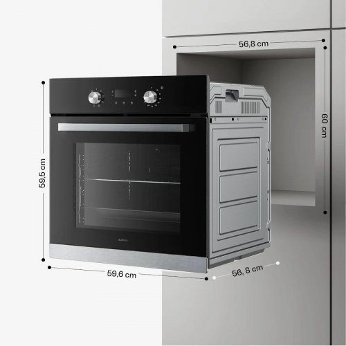 Klarstein Verosteel horno empotrable 60 cm 67 litros
