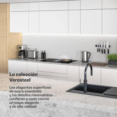 Klarstein Verosteel Placa de Inducción con Campana Extractora integrada