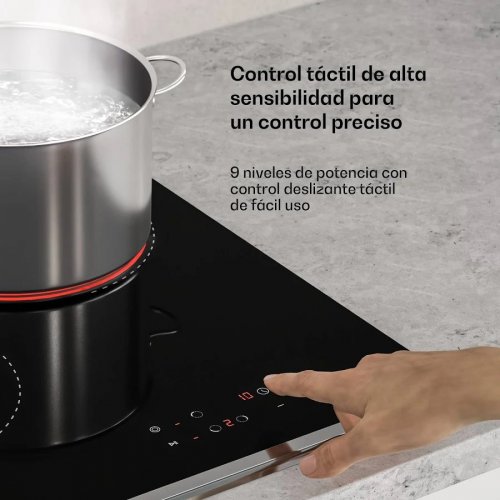 Klarstein Verosteel placa de vitrocerámica 3 zonas