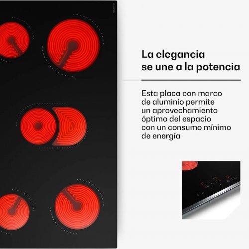 Klarstein Verosteel placa de vitrocerámica Minimalista potente