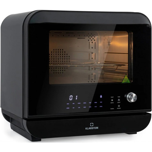 Klarstein Vita Pro Hot Air Deep Fryer con cocción vapor 2450 W 18 litros 14 programas 800 ml depósito de agua