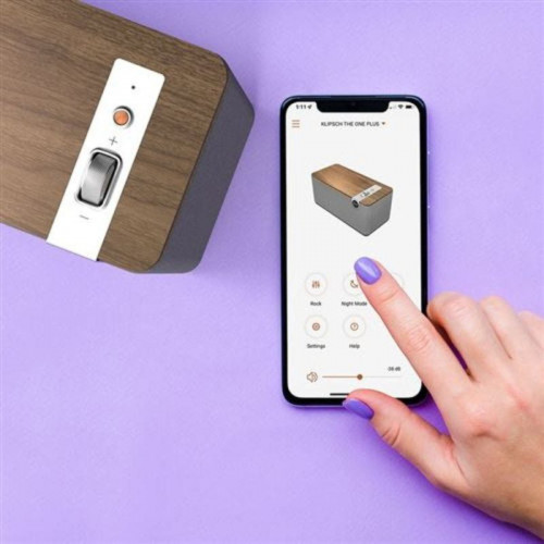 Klipsch The One Plus Nogal - Altavoz de sobremesa
