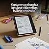 Kobo Libra Colour with Kobo Stylus 2 eReader Anti-Glare Colour Display and Ink Kaleido 3 7 Dark Mode Audio Books Waterproof Black