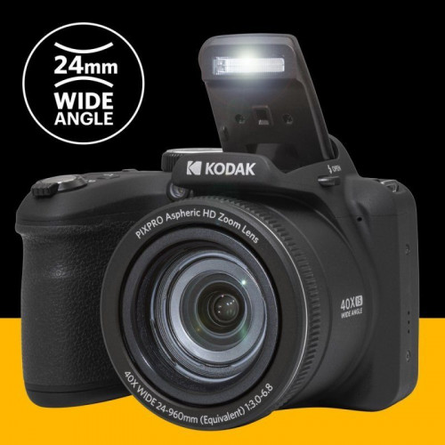 Kodak Pack Pixpro Astro Zoom AZ405 Cámara Bridge 20MP Negra + Tarjeta Ultra High Speed U1 32GB SDHC