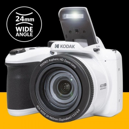 Kodak Pixpro Astro Zoom AZ405 Cámara Bridge 20MP Blanca
