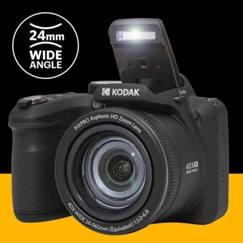 Kodak Pixpro Astro Zoom AZ405 Cámara Bridge 20MP Negra