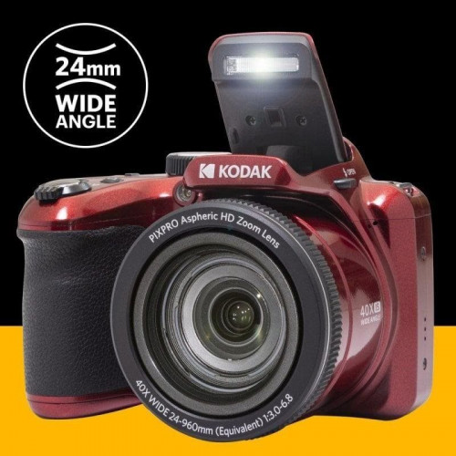 Kodak Pixpro Astro Zoom AZ405 Cámara Bridge 20MP Roja