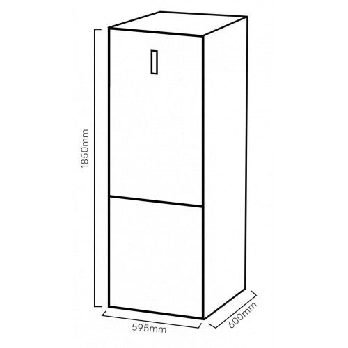 KROMSLINE KC-18-1-DIX INOX - Frigorífico Combi No Frost