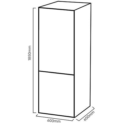 KROMSLINE KC 1850 CIX INOX - Frigorífico Combi Cíclico