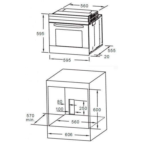 Kromsline KHM-1000-G-IX-PD - Horno 70L Manual