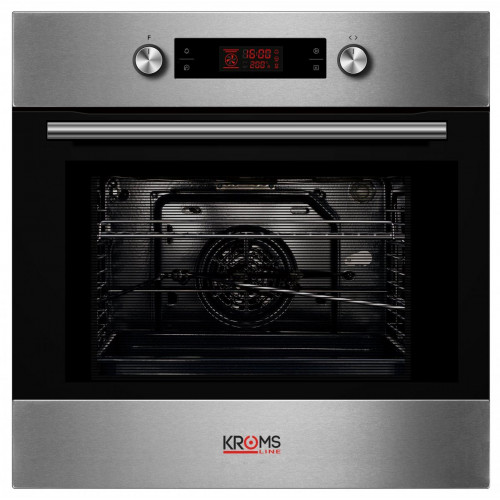 KROMSLINE KVI-3FI-B3 + KHM-900-D-IX-G - Conjunto Vitrocerámica de Inducción + Horno INOX