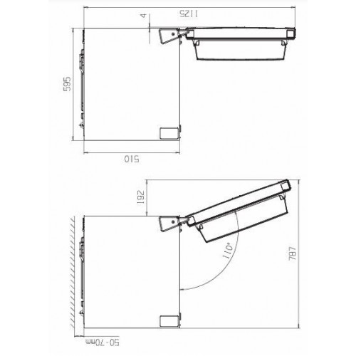 KROMSLINE NF KC-250-1-DW BLANCO - Frigorífico Combi NO FROST