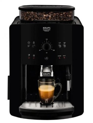 Krups Arabica EA8110 - Cafetera automática Espresso Molinillo Integrado Negra
