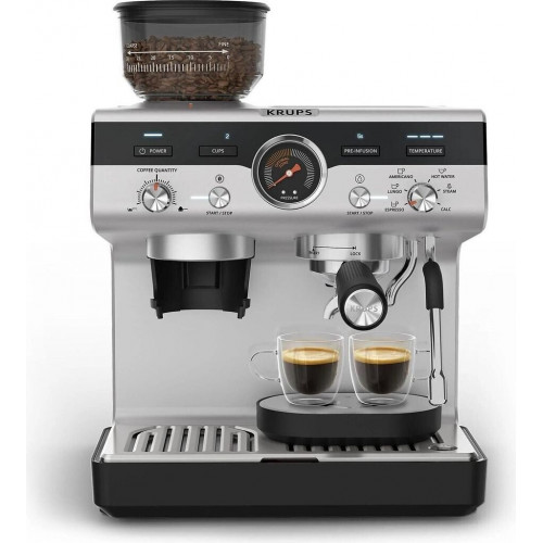 Krups XP801T Precision Espresso Machine Black Silver