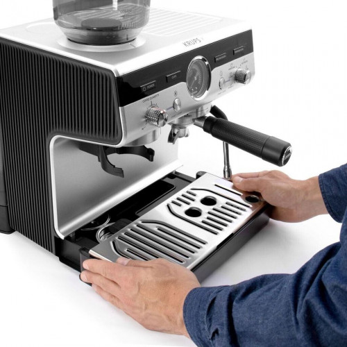 Krups XP801T Precision Espresso Machine Black Silver