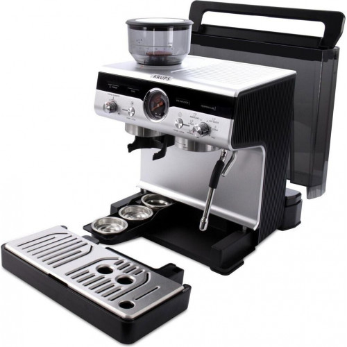Krups XP801T Precision Espresso Machine Black Silver