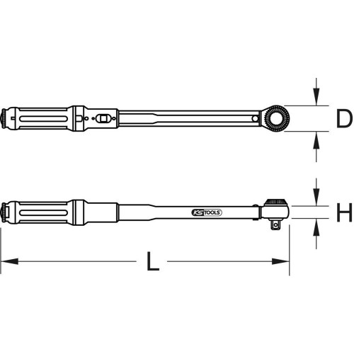 KS Tools ERGOTORQUE-precision 40-200 Nm