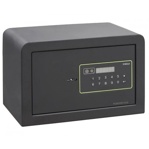 Kuro Electrónica + llave Caja fuerte de sobreponer con apertura de doble seguridad con teclado electrónico más llave