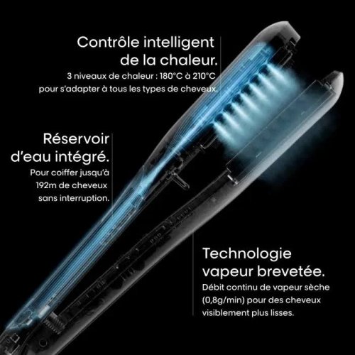 L'Oreal Professionnel Pack de 3 Steampod con Plancha a Vapor y Aceite Absolut Repair