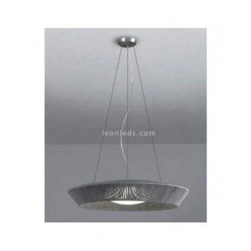 Lámpara colgante circular de cuerda personalizable 75Cm Banyo 3xE27