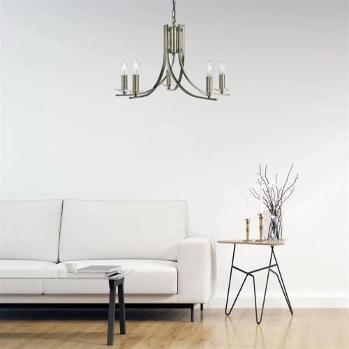 Lámpara colgante de 5 luces Ascona