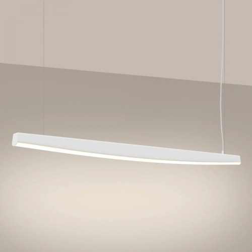 Lámpara colgante LED lineal ola 3 colores