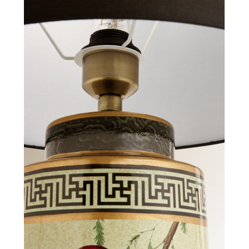 Lámpara de mesa de cerámica Parrot EuroVolter Crudo