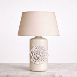 Lámpara de mesa Flor en cerámica 67 cm